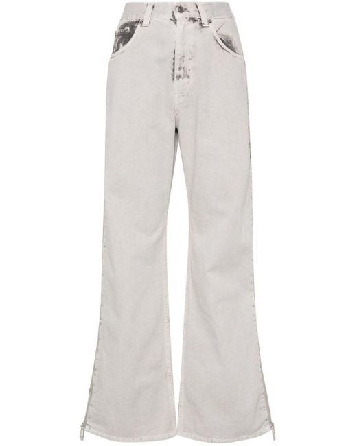 Haikure Gray Wide-leg Jeans