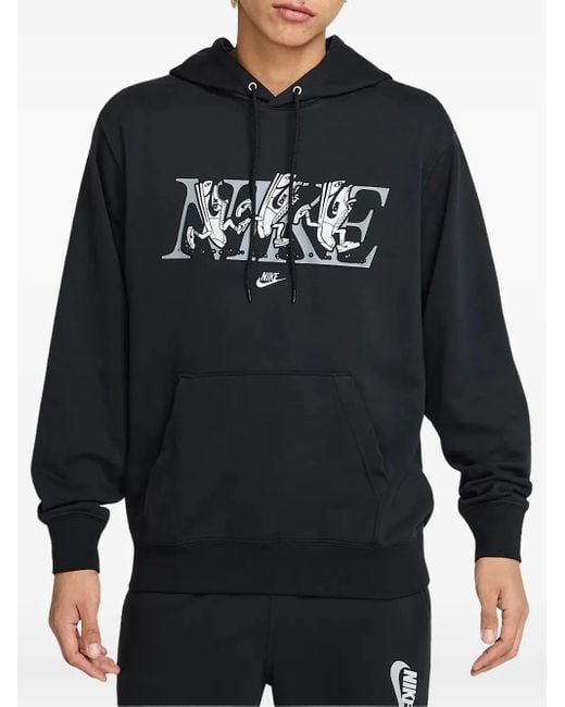 メンズ Nike グラフィック パーカー Blue