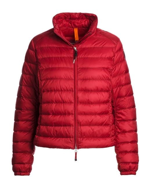 Parajumpers Emilia Cropped Donsjack in het Red