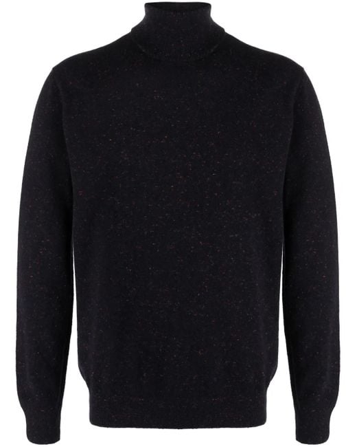 Zegna Blue Oasi Mélange-Effect Jumper for men