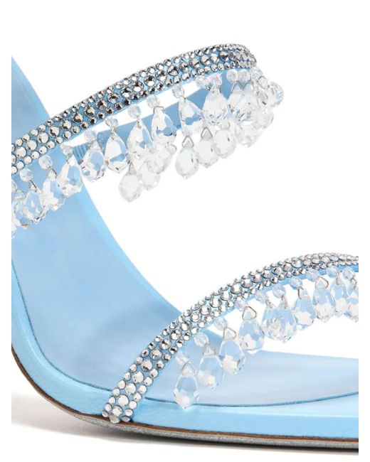Rene Caovilla Chandelier 110mm サンダル Blue
