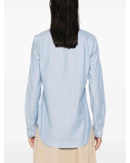 Camicia Con Colletto Button-Down di Polo Ralph Lauren in Blue