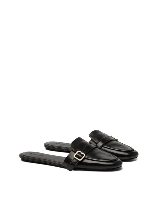 Marsèll White Mules À Boucles