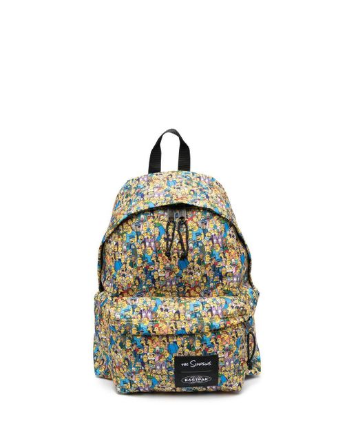 Eastpak Blue X The Simpsons Character-print Backpack