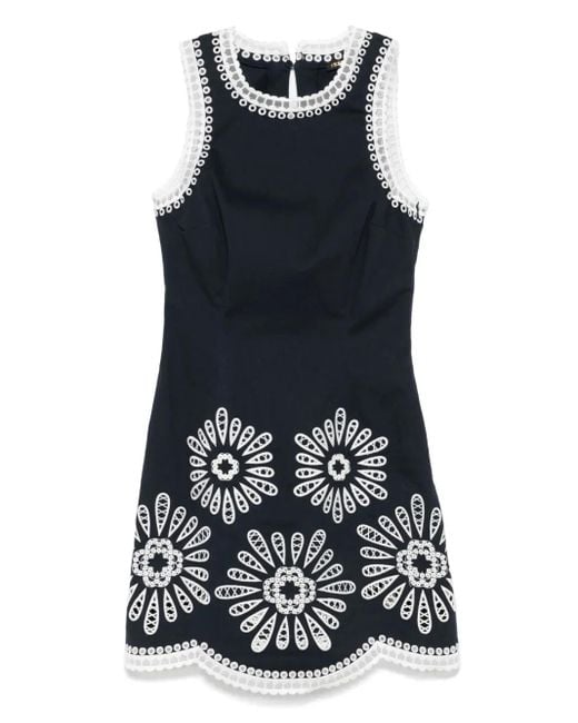 Maje Blue Besticktes Minikleid