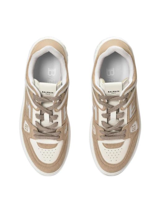 Balmain Brown B-Court Skate Sneakers