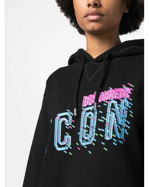 DSquared² Black Icon Pixeled Cool Fit