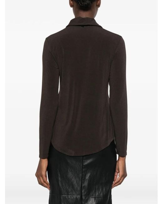 Dixie Button-Up Blouse in het Black
