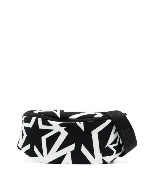 Perfect Moment Folded Star Gingham Bum Bag in Black | Lyst
