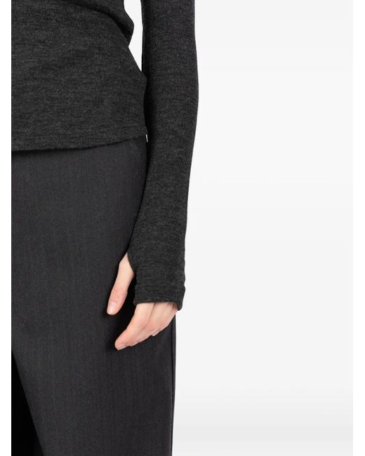 T-Shirt À Col Tunisien Societe Anonyme en coloris Black