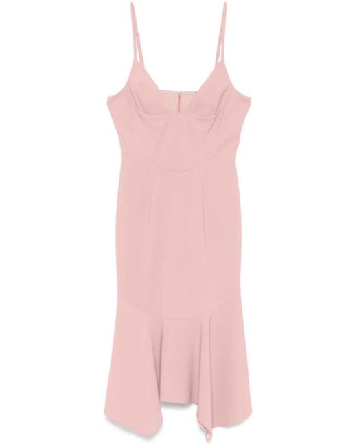 DSquared² Pink Mistress Midi Dress
