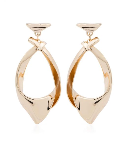 Eddie Borgo Metallic Kerchief Earrings