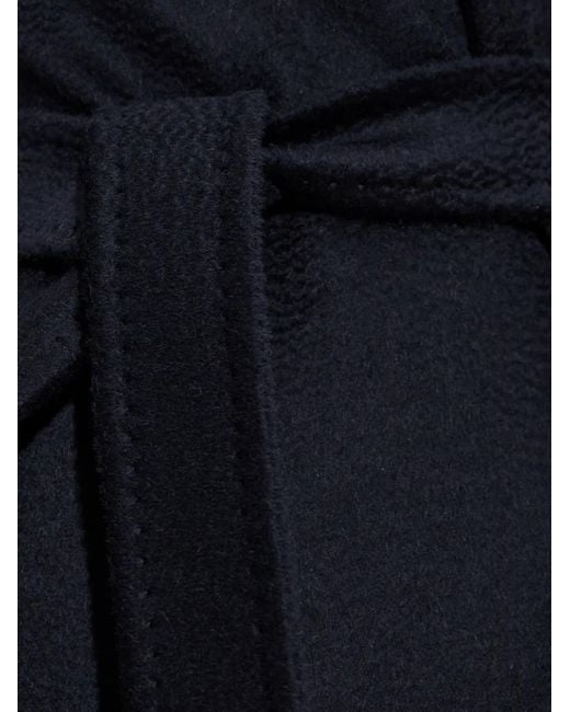 Max Mara Blue Wool Coat