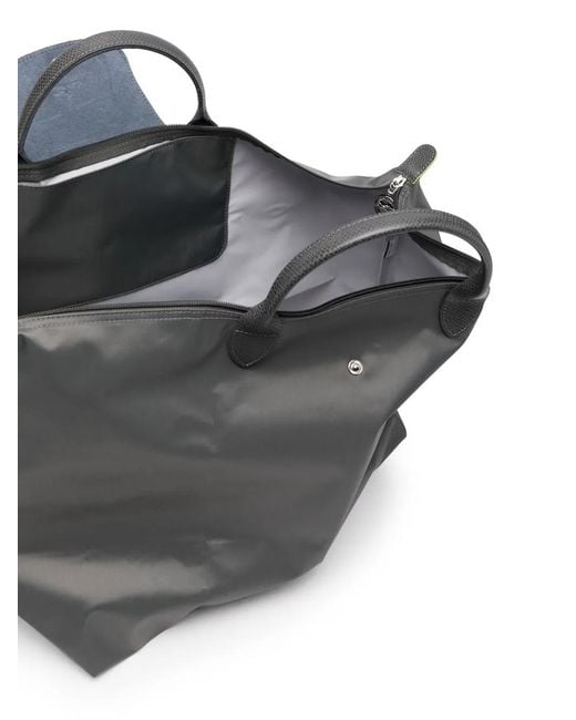 Longchamp Gray Le Pliage Travel Bag
