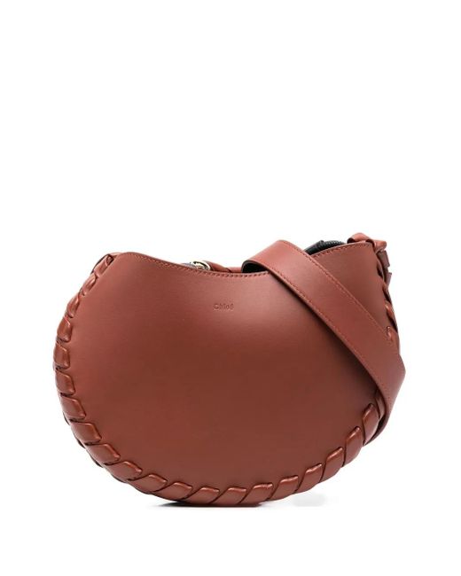 Chloé Brown Small Mate Hobo Bag