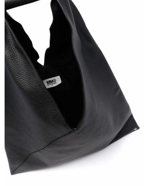 MM6 by Maison Margiela Black Japanese Large Tote Bag