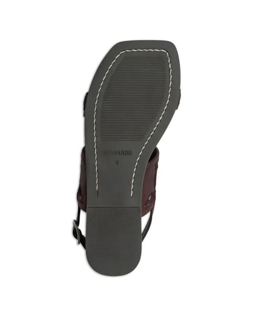 Bernardo Brown Orla Cutout Sandals