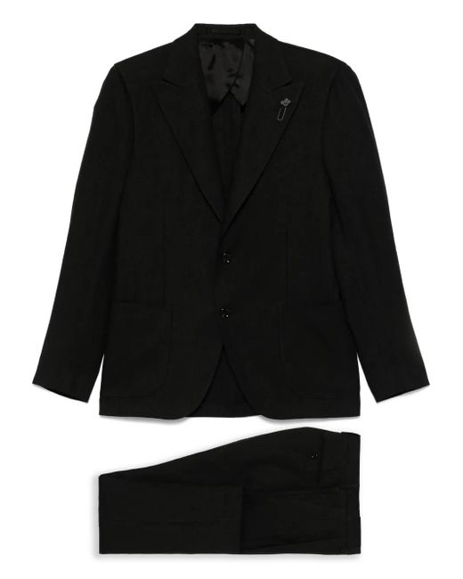 Lardini Anzug Mit Brosche in Black für Herren