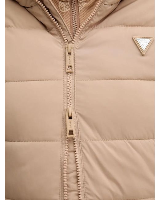 Guess Natural Hooded Padded Coat