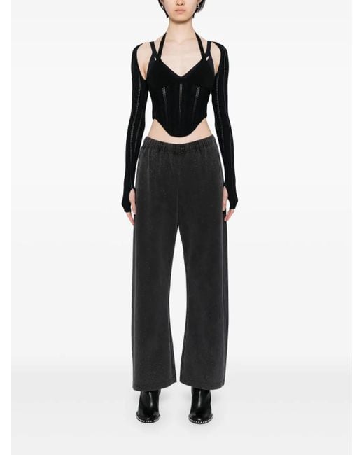 JNBY Black Cotton Elasticated Track Pants