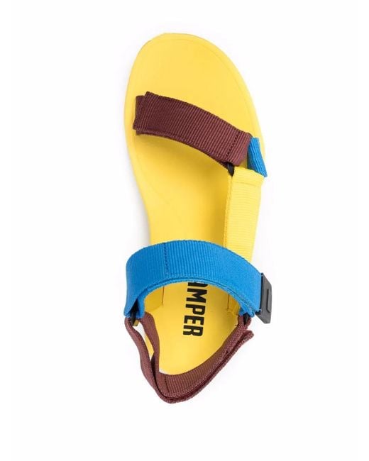 Camper Blue Strap-Detail Open-Toe Sandals for men