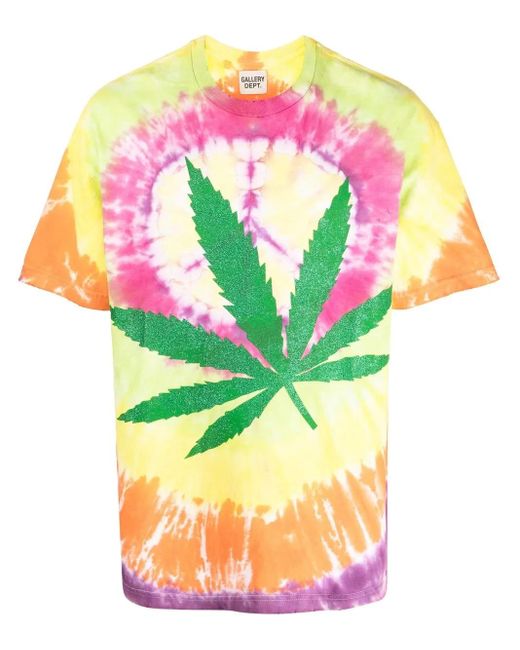 GALLERY DEPT. T-Shirt Met Tie-Dye Print in het Pink voor heren