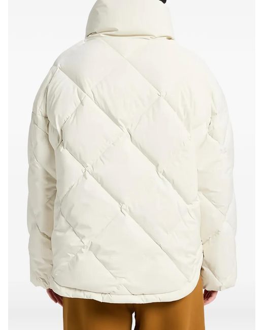 Pyrenex Natural Quilted Turtleneck Jacket