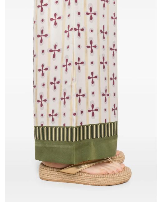 Pantalones palazzo Eclipse Placeé LaDoubleJ de color White