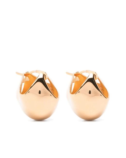 Khaite Natural Small Lotus Earrings