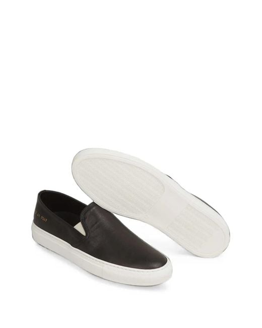 Common Projects White Slip-On Leather Sneakers for men