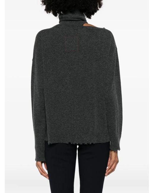 Uma Wang Roll-neck Sweater Black