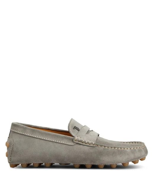 Tod's Gray Gommino Bubble Loafers for men