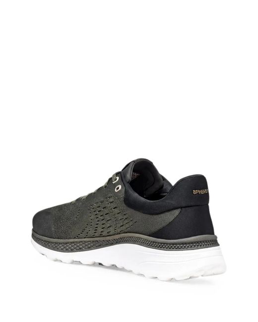 Geox Green Spherica Actif X1 Lace-Up Sneakers for men