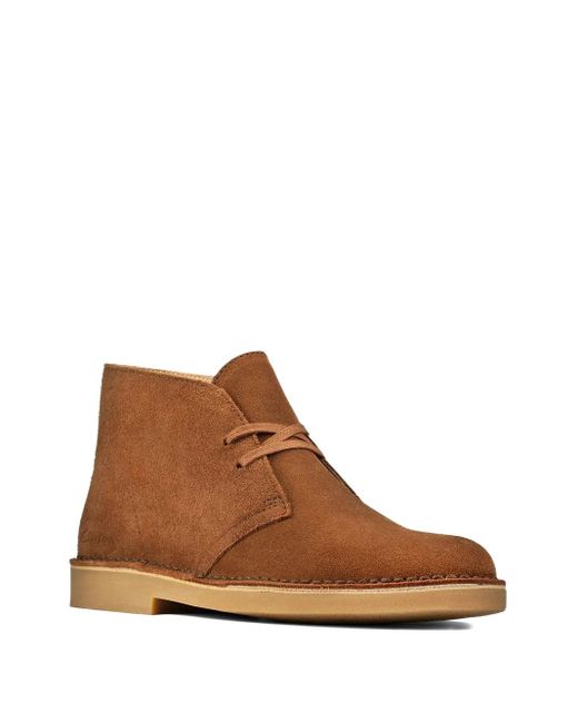 Clarks Brown Suede Desert Boots