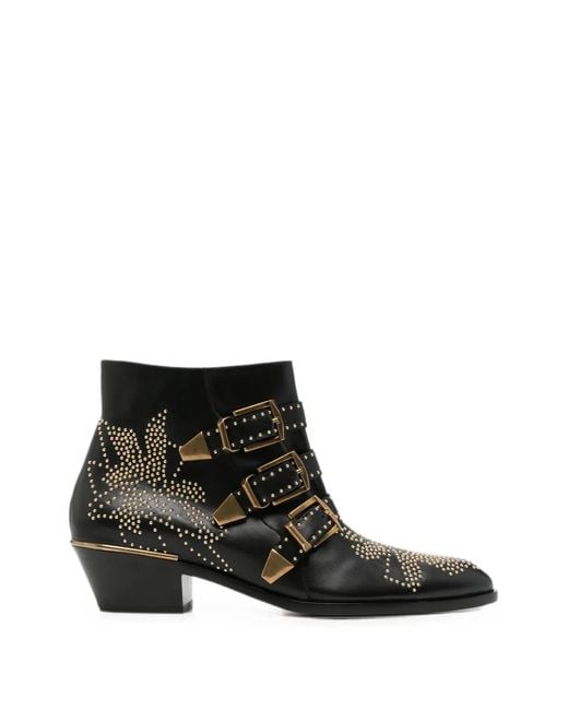 Chloé Black Susanna Boots