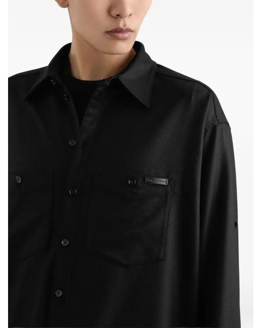 メンズ Dolce & Gabbana ボタン シャツ Black