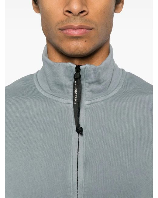 C P Company Gray Cotton Pullover for men