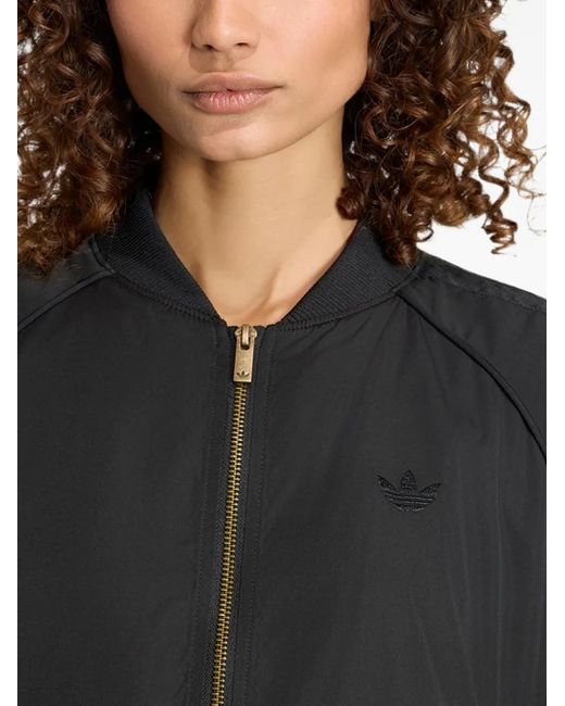 Adidas Black Layered Bomber Jacket