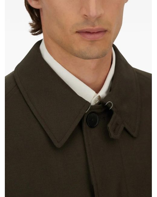 Herno Green Oversized Trench Coat for men