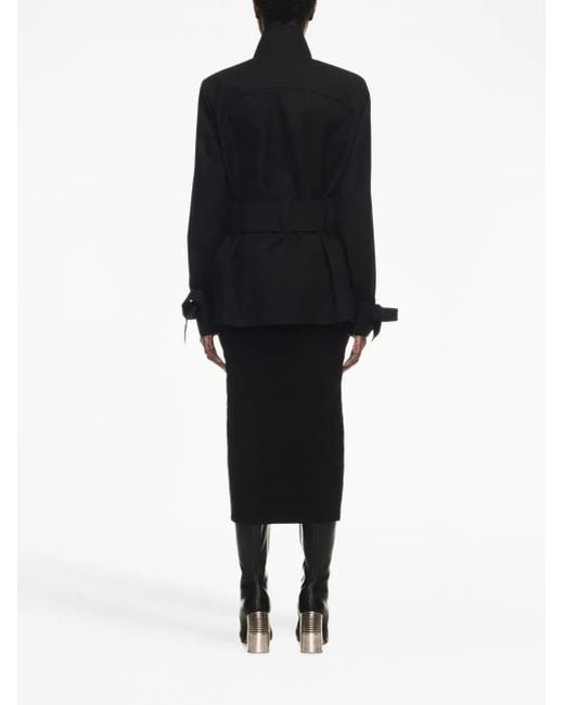 Off-White c/o Virgil Abloh Black Nappa Cargo Belt Field Jacket