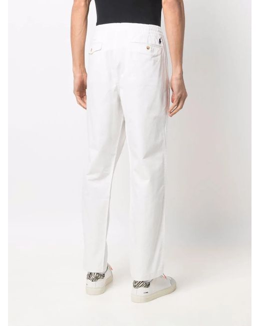 Polo Ralph Lauren White Classic Pants for men