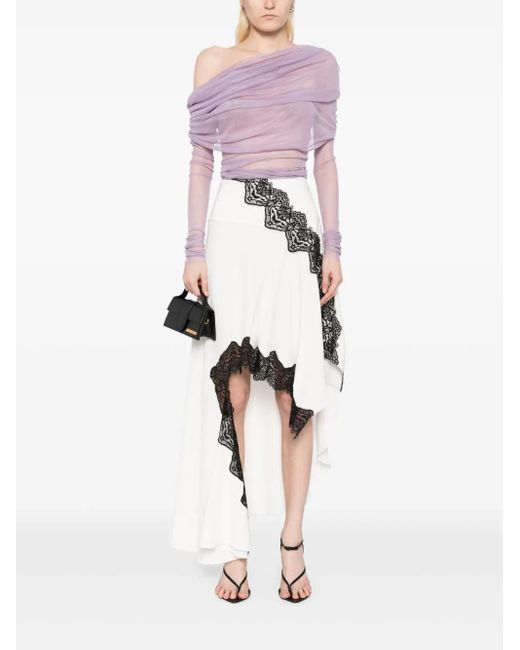 Christopher Esber Pink Veiled Top