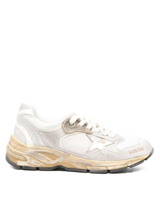 Golden Goose Deluxe Brand White Dad-Star Sneakers
