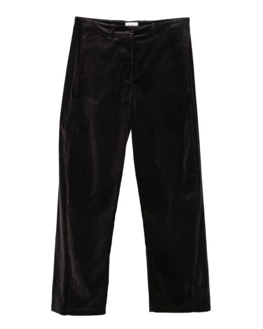Magda Butrym ベルベット パンツ Black