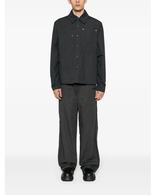 Objects IV Life Black Shell Cotton Shirt Jacket