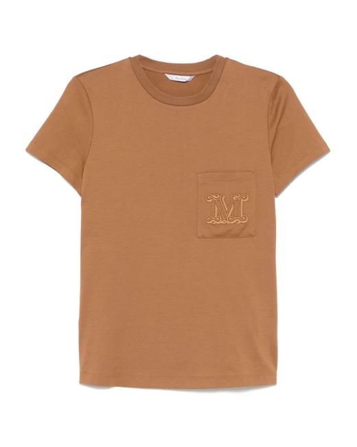 Max Mara Valido T-shirt Brown