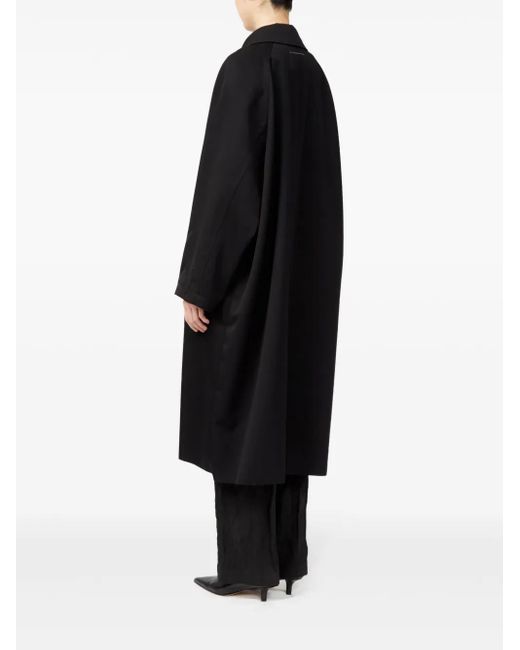 MM6 by Maison Martin Margiela Black Wool Coat