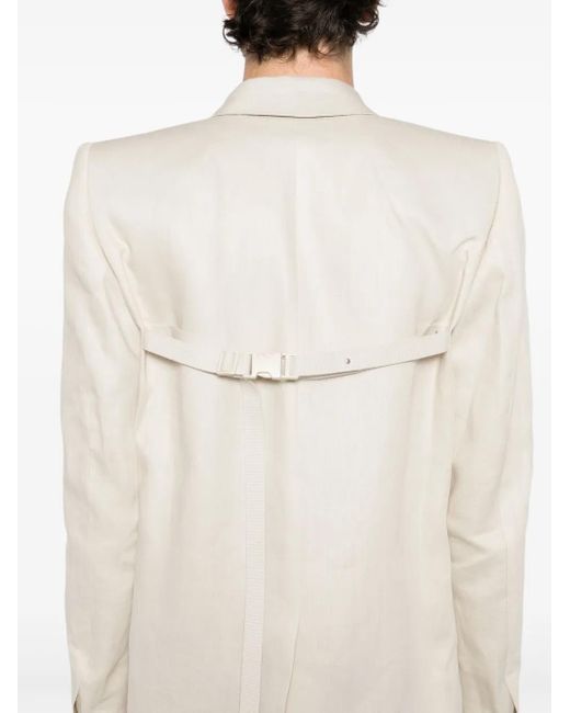 Rick Owens White Dirt Blazer for men