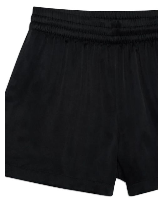 Anine Bing Kam Shorts Met Elastische Taille in het Black
