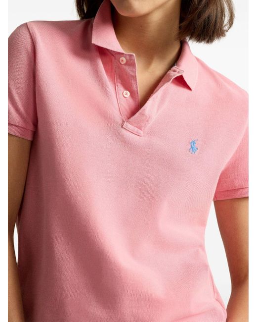 Polo Ralph Lauren Pink Polo Pony Cotton Polo Shirt